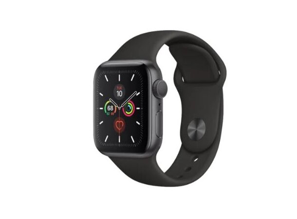 PreOwned Apple Watch Series 5 40 mm WiFi Black/Black Grade C  Pent Brukt 