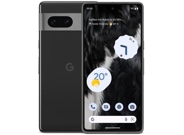 PreOwned  Google Pixel 7 128GB, Black Grade A Svært Pent Brukt Minst 80% 